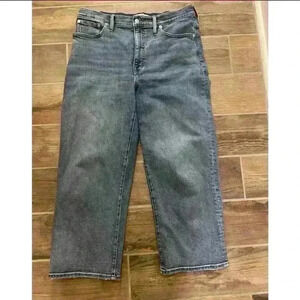 Madewell   Slim Wide Cropped Jeans